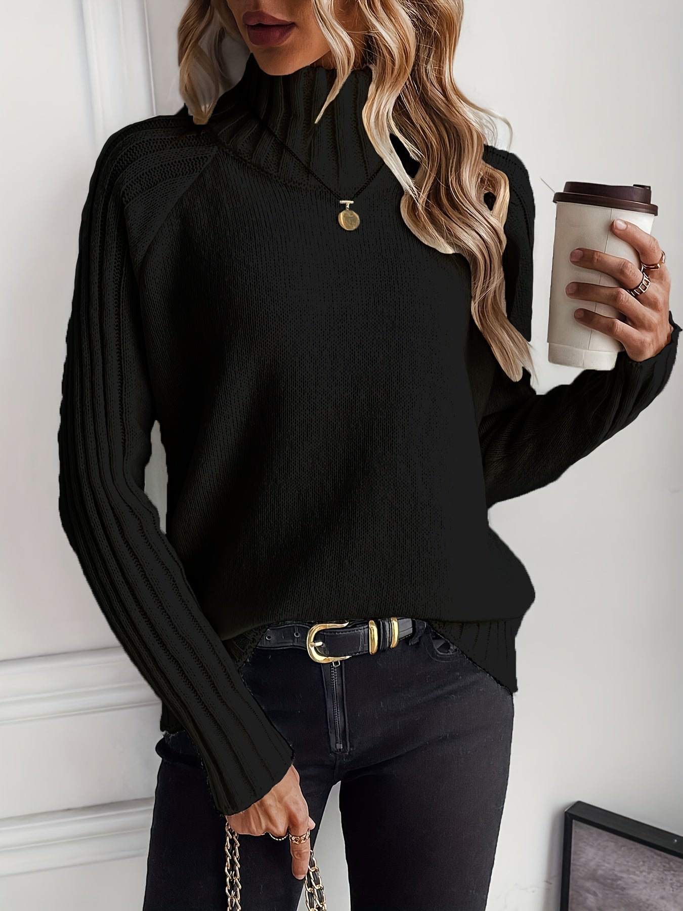 Hannah® Elegant Knit Sweater