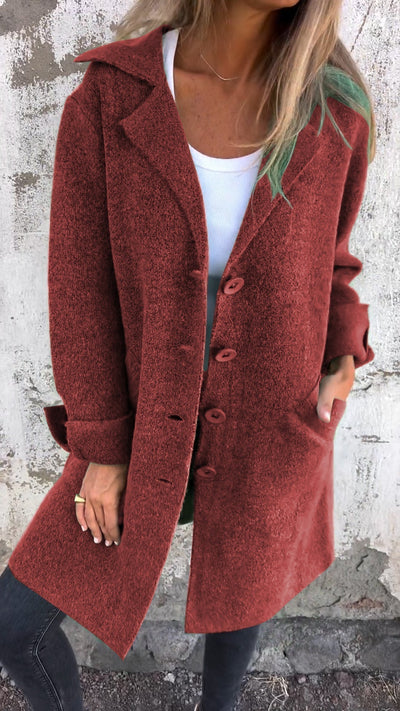 Isabella™ - Casual Long Coat With Cuffs