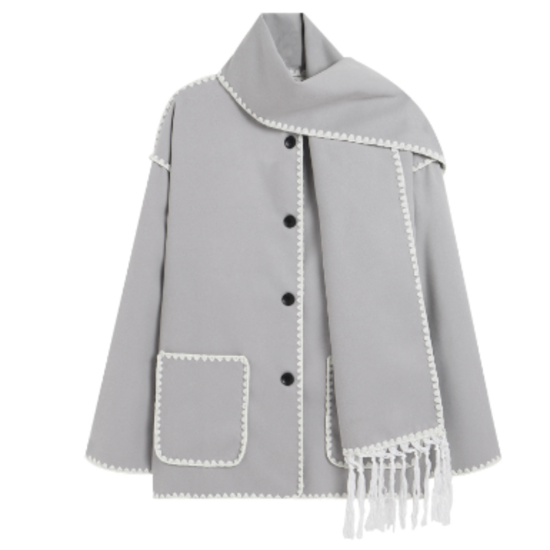 Viona™ - Comfortable wool cape jacket