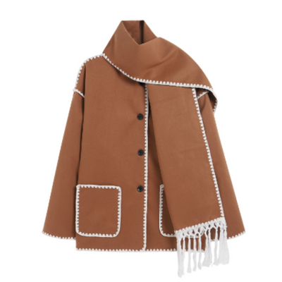 Viona™ - Comfortable wool cape jacket