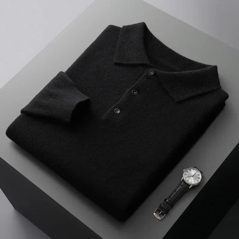 Pratt™ - Merino Wool Long Sleeve Business Knit