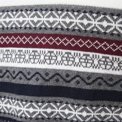 Bale™ – Casual men's sweater with ethnic pattern