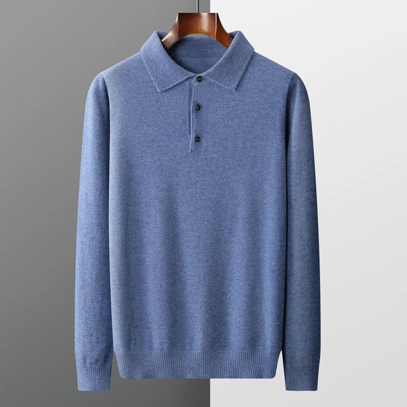 Pratt™ - Merino Wool Long Sleeve Business Knit