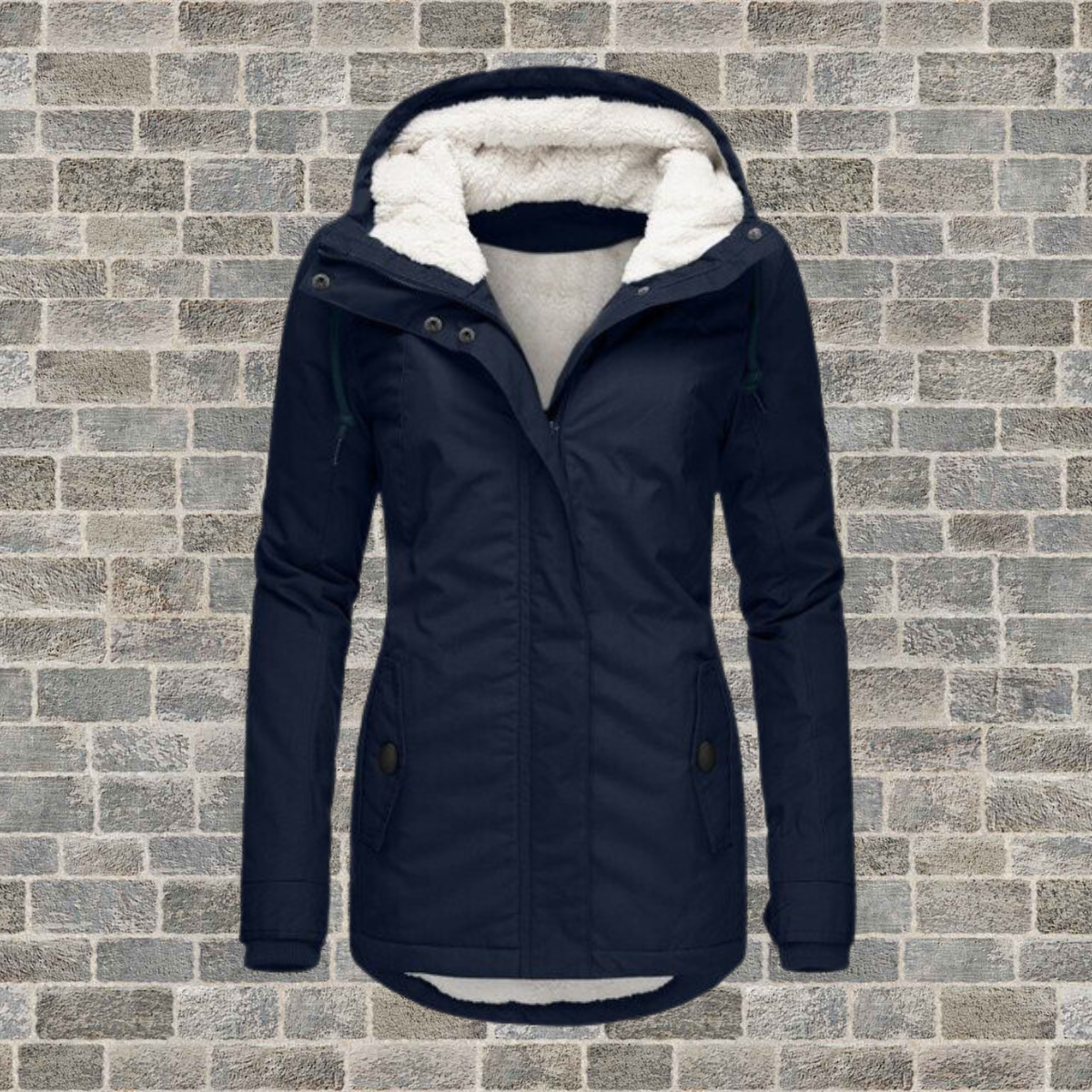 Jenna ™ - Women's Warm Cotton Sherpa Hoodie