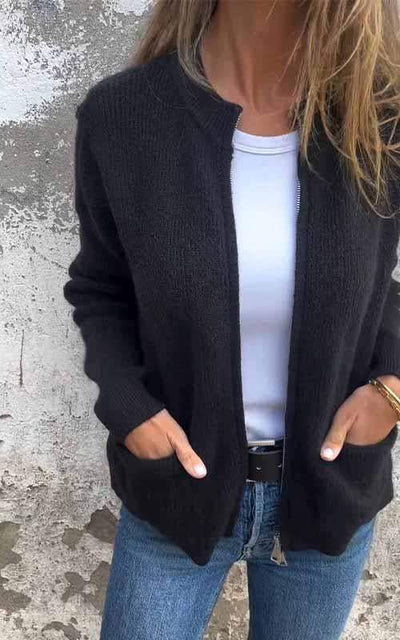 Marcia™ - Cozy zip-up cardigan